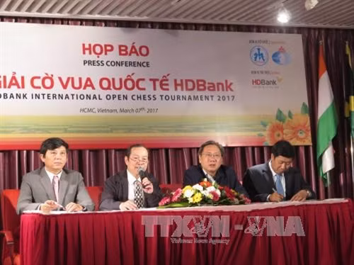 Quang cảnh buổi họp báo. Ảnh: Hoàng Hải - TTXVN