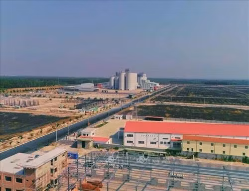 Khu công nghiệp Becamex Bình Phước (Chơn Thành, Bình Phước). Ảnh: Dương Chí Tưởng – TTXVN