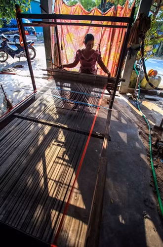 Đặc sắc thổ cẩm Khmer ảnh 5