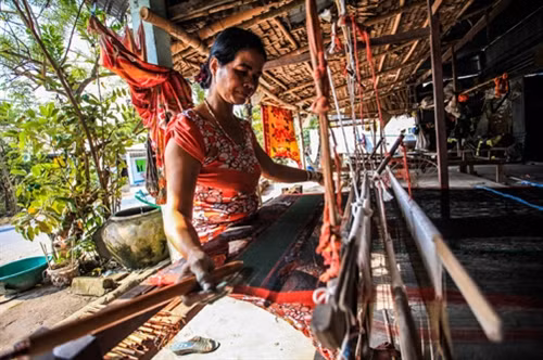 Đặc sắc thổ cẩm Khmer ảnh 6
