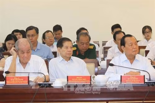 Các đại biểu dự hội thảo. Ảnh: Thanh Vũ-TTXVN