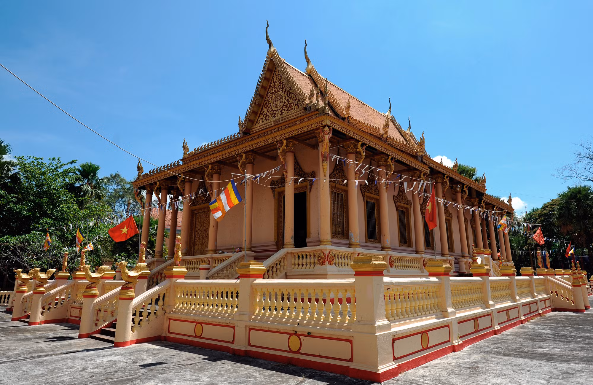 Kiến trúc đặc sắc của chùa Kh’Leang ở Sóc Trăng ảnh 1