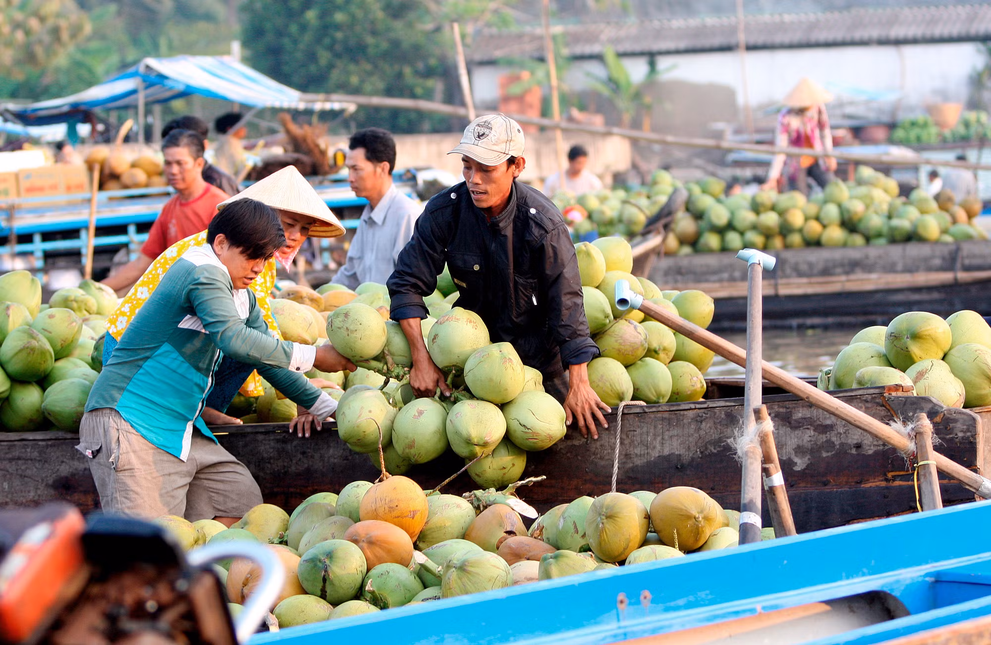 Chợ nổi Ngã Năm - điểm đến độc đáo vùng sông nước Nam bộ ảnh 4
