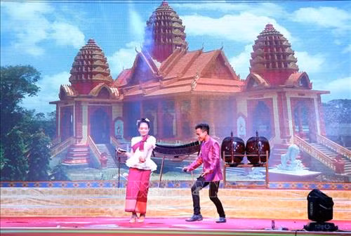 Một tiết mục xuất sắc tại hội diễn Nghệ thuật quần chúng. Ảnh: Trung Hiếu - TTXVN