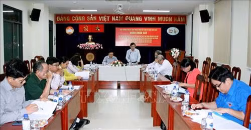 Quang cảnh buổi làm việc. Ảnh: Tiến Lực – TTXVN