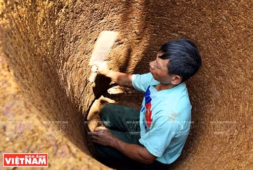 Công phu nghề đá ong xứ Đoài ảnh 6