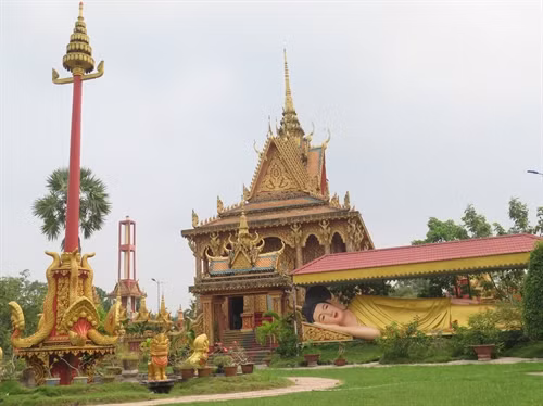 Một góc chùa Monivongsa Bopharam, phường 1, thành phố Cà Mau