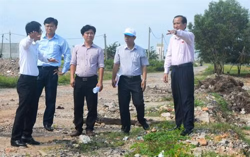 Qua giám sát của HĐND tỉnh, nhiều dự án đang triển khai còn gặp khó khăn trong công tác GPMB. Nguồn: Báo Long An online