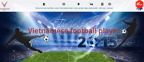 Người hâm mộ trực tiếp bình chọn cầu thủ Việt Nam được yêu thích nhất 2015 ảnh 1