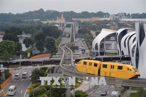 Quang cảnh Singapore ngày 12/6. Ảnh: AFP/ TTXVN