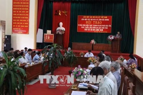 Quang cảnh hội thảo. Ảnh: Mạnh Minh - TTXVN