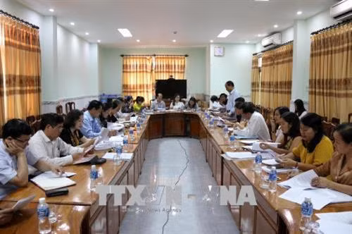 Quang cảnh buổi làm việc. Ảnh: Nguyễn Thanh - TTXVN