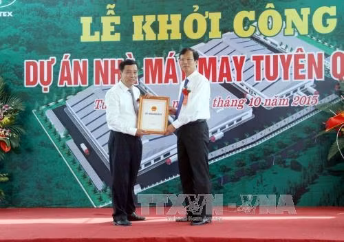 Khởi công xây dựng nhà máy may Tuyên Quang ảnh 2