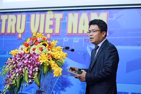 PGS.TS. Phạm Anh Tuấn phát biểu tại Hội nghị. Ảnh: Bộ KH&CN
