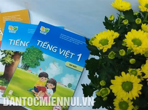 SGK Tiếng Việt mới lớp 1 của Nhà xuất bản Giáo dục Việt Nam. Ảnh: HT