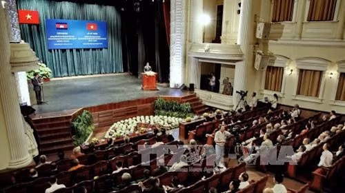 Quang cảnh lễ kỷ niệm. Ảnh: Thế Anh-TTXVN