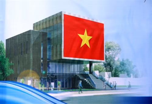 Phối cảnh Nhà trưng bày Hoàng Sa.