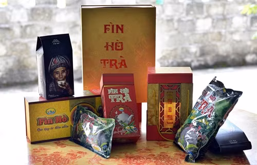 Sản phẩm chè thành phẩm.