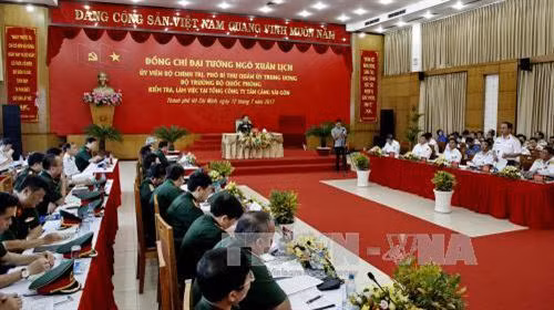 Quang cảnh buổi làm việc. Ảnh: Thế Anh - TTXVN