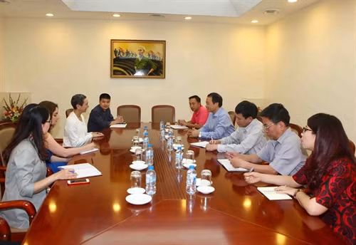 Quang cảnh buổi tiếp. Ảnh: Quý Trung – TTXVN