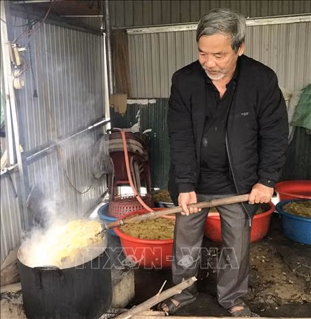 Làng nghề mứt gừng Mỹ Chánh “nhộn nhịp” vào vụ đón Tết Tân Sửu ảnh 3