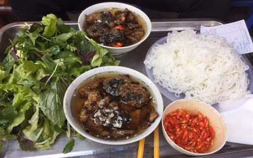 Bún chả Hà Nội. Ảnh: Internet