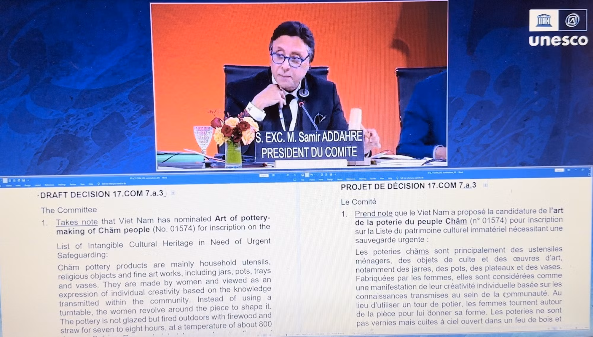 Nghệ thuật làm gốm của người Chăm chính thức được UNESCO ghi danh ảnh 1
