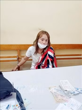 Bắt đối tượng Vì Thị Tiên vận chuyển trái phép chất ma túy ảnh 1