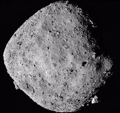 Hình ảnh về hành tinh Bennu do tàu thăm dò Osiris-Rex chụp từ khoảng cách 124km, ngày 2/12/2018. Ảnh: AFP/ TTXVN