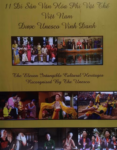 Tác phẩm “11 di sản văn hóa phi vật thể Việt Nam được Unesco vinh danh" của nhiếp ảnh gia Nguyễn Á