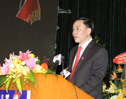 Giám đốc Truyền hình Thông Tấn Nguyễn Thiện Thuật phát biểu tại lễ kỷ niệm. Ảnh: Nguyễn Dân – TTXVN