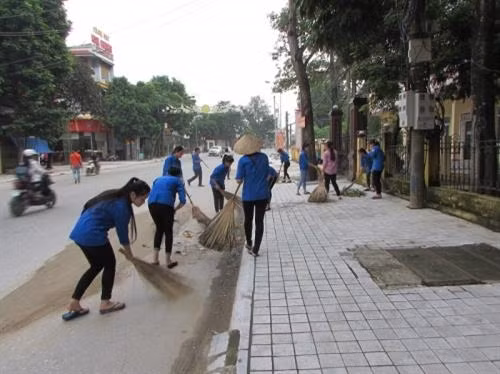 Huyện Đông Sơn (Thanh Hóa) trển khai nhiều mô hình bảo vệ môi trường trong xây dựng nông thôn mới. Ảnh :moitruong24h.vn