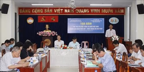 Quang cảnh buổi tọa đàm. Ảnh: Tiến Lực - TTXVN