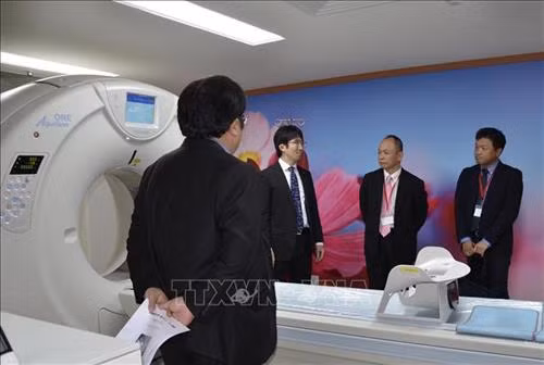 Trung tâm kiểm tra sức khỏe Chợ Rẫy Việt – Nhật có các thiết bị y tế hiện đại. Ảnh: Đinh Hằng – TTXVN
