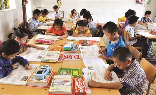 Toàn huyện hiện có 11 trường được công nhận mô hình "trường học - Công viên"