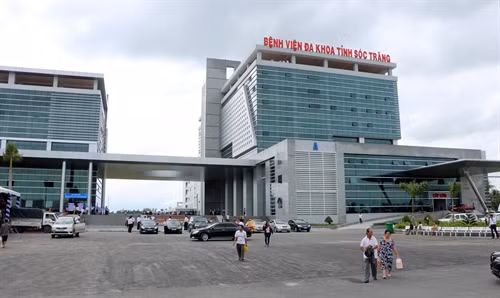 Toàn cảnh Bệnh viện đa khoa tỉnh Sóc Trăng. Ảnh: Trung Hiếu - TTXVN