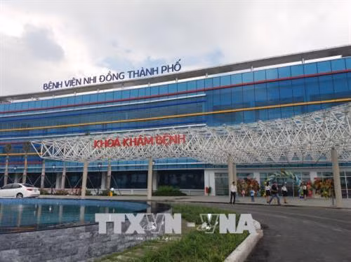 Bệnh viện Nhi đồng Thành phố Hồ Chí Minh trong ngày khánh thành. Ảnh: Đinh Hằng – TTXVN