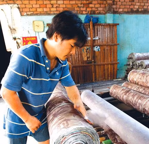 Làng dệt “giữa phố“ ảnh 4
