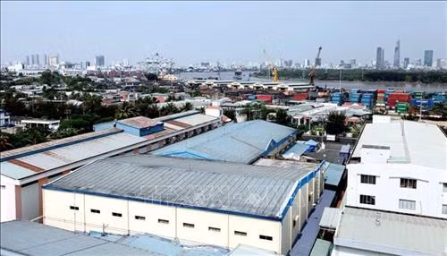 Khu chế xuất Tân Thuận. Ảnh: Quang Nhựt - TTXVN