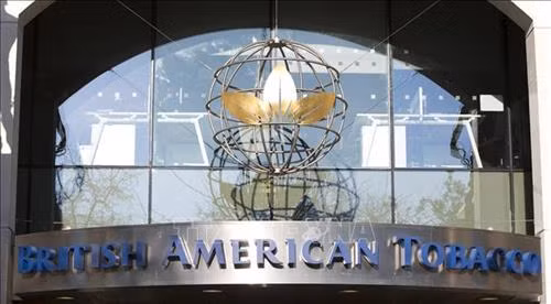 Trụ sở của Công ty thuốc lá British American Tobacco ở London, Anh. Ảnh: AFP/TTXVN