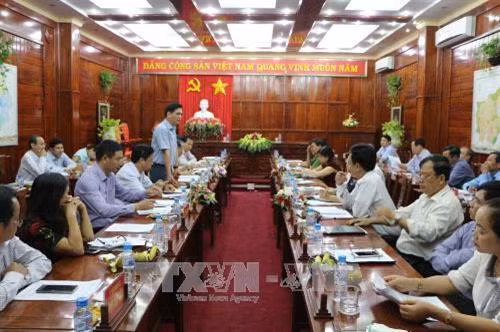 Quang cảnh buổi làm việc. Ảnh: K GỬIH –TTXVN