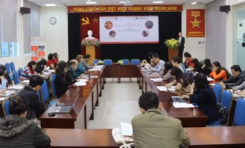 Hội thảo "Tăng cường công tác truyền thông về vấn đề dinh dưỡng cho trẻ em dân tộc thiểu số". Ảnh: Nguồn dangcongsan.vn
