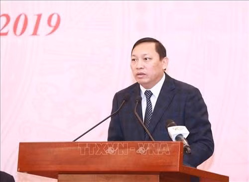 Ông Ngô Hải Phan, Cục trưởng Cục Kiểm soát Thủ tục hành chính (Văn phòng Chính phủ) phát biểu. Ảnh: Doãn Tấn – TTXVN