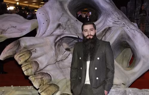 Đạo diễn phim "Kong: Skull Island" Jordan Vogt-Roberts tại lễ ra mắt siêu phẩm ở Mexico City ngày 4/3. EPA/TTXVN