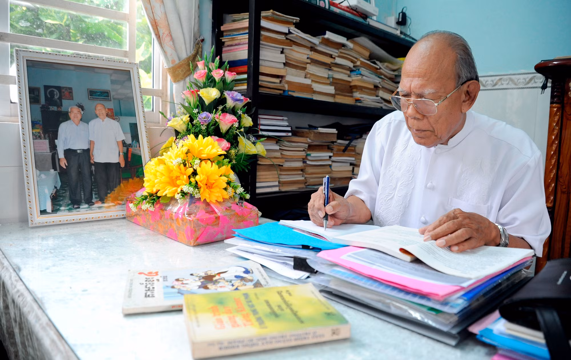 Nhà giáo của phum sóc Khmer Nam Bộ ảnh 2