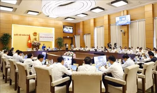 Quang cảnh Phiên chất vấn và trả lời chất vấn. Ảnh: Văn Điệp – TTXVN