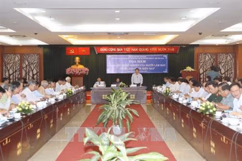 Quang cảnh buổi tọa đàm. Ảnh: Thanh Vũ-TTXVN