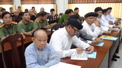 Đại biểu các Tôn giáo tham dự hội nghị. Ảnh: Đoàn Hữu Trung – TTXVN