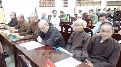 Đại biểu các Tôn giáo tham dự Hội nghị. Ảnh: Đoàn Hữu Trung - TTXVN