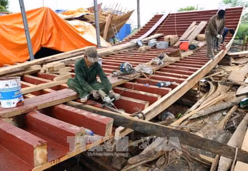 Hải Phòng nâng cao chất lượng đội tàu khai thác thủy sản xa bờ. Ảnh: Vũ Sinh